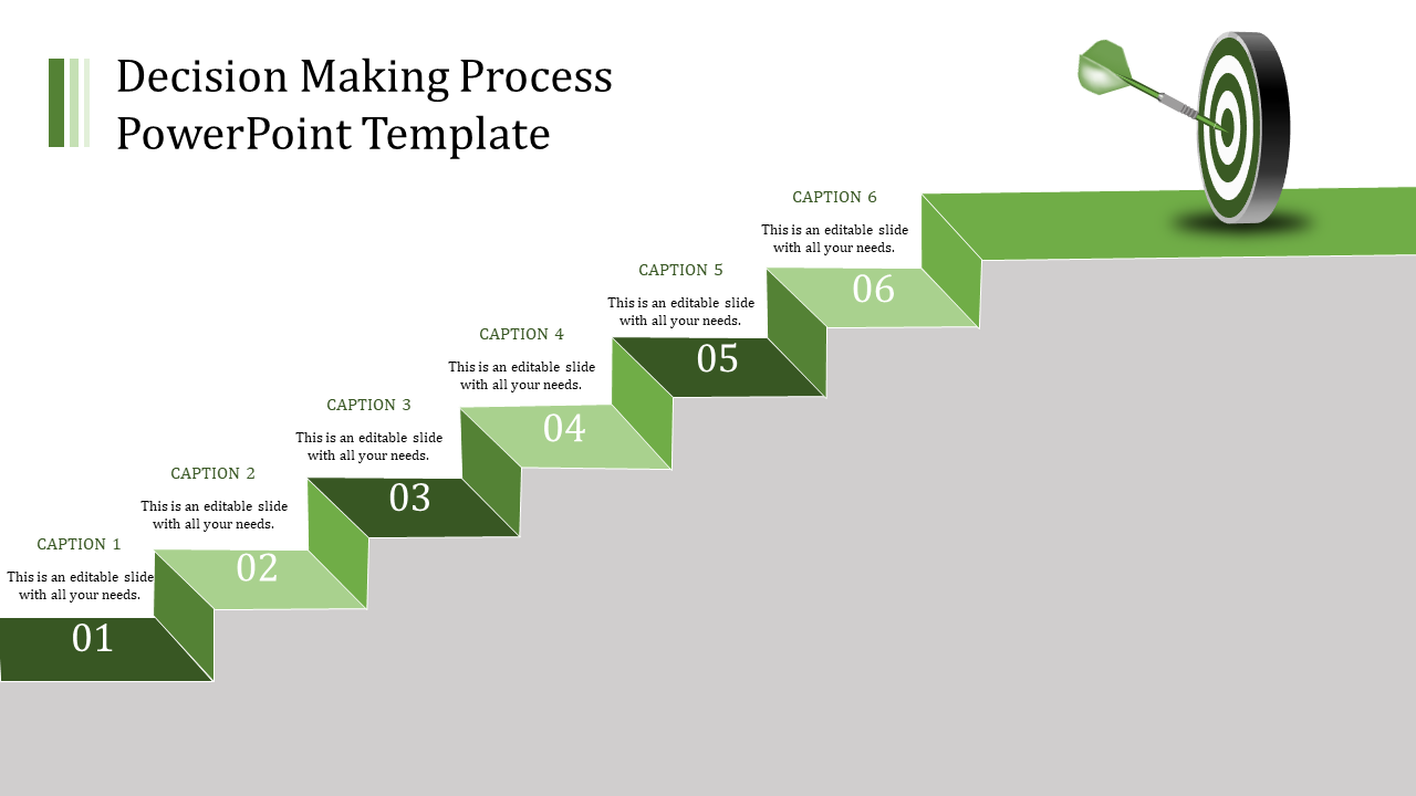 process powerpoint template-decision making process powerpoint template-green